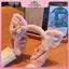 MYPANDA Kawaii Linabell Fox Stellalou Duffy Dây buộc tóc sang trọng Nơ nhỏ Bắt dây buộc tóc Bộ sưu tập tai hồng Khu nghỉ mát Thượng Hải.