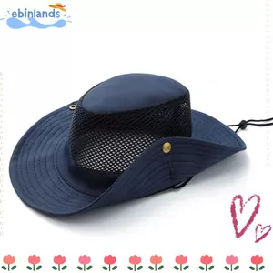 Mũ xô EBINLANDS, Mũ câu cá vành rộng thoáng khí, Mũ chống nước thời trang khô nhanh Fordable Mũ chống nắng ngoài trời