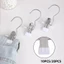10 Cái / 20 Chiếc Tiết Kiệm Không Gian Tủ Quần Áo Móc Kẹp Bền Lâu Dài Nhiều Màu Sắc Cho Khăn Khăn Khăn Và Vật Dụng Nhỏ