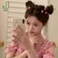 6 Cái / bộ Kẹp Tóc Mini Trái Tim Đào Dễ Thương Màu Hồng Nổ Kẹp Cho Bé Gái Thời Trang Hợp Thời Trang Đơn Giản Mũ Phụ Kiện Phong Cách Hàn Quốc