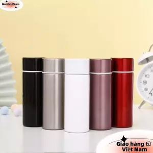 Bình bỏ túi NORDICLIFE, Cốc giữ nhiệt Mini 120ml nhẹ, Cốc cà phê du lịch bằng thép không gỉ Chai nước cách nhiệt chống rò rỉ