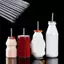 Luckyew 100 / 300 / 500 Chiếc Ống Hút Uống Dùng Một Lần Nhựa Trong Suốt Ống Hút Uống Cho Sữa Smoothie Slushie Nước ép Bong Bóng Trà Ống Hút TQ