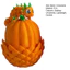 < Pluscloth > Đồ trang trí trứng rồng bí ngô Halloween 3d in hình có thể uốn cong Đồ chơi giảm căng thẳng có thể di chuyển được Bộ sưu tập độc đáo Trang trí nội thất vui nhộn Trang trí Halloween linh hoạt cho trẻ em Người lớn