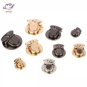 HFTOY Đóng cửa Snap Clasps Craft DIY Metal Lo Bag Case Bule Clasp cho túi xách Túi đeo vai Ví Tote Phụ kiện phần cứng ~