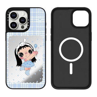 Ốp điện thoại cứng gương màu xanh từ tính cho iPhone 17 Pro Max 17 Air 16 Plus 15 14 13 12 11 Vỏ chống sốc