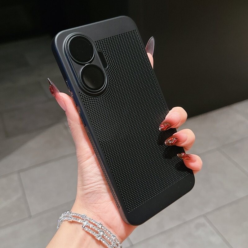 Mimi Giảm Giá Cho Redmi Turbo 5 Max 4 Pro / Poco X8 Pro Max F7 F8 Pro / Ultra Honeycomb Lưới Tản Nhiệt Vỏ Điện Thoại Siêu Mỏng Chống Rơi Kính Bảo Vệ Ống Kính