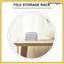 Giá đỡ sách bằng kim loại trang trí bằng bạc Giá để bàn chắc chắn để lưu trữ văn phòng tại nhà khxinggao