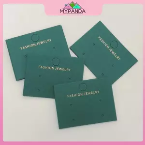 MYPANDA 50 Cái Thẻ Nhãn Giấy Đơn Giản Thẻ Quà Tặng Thủ Công Thẻ Trưng Bày Trang Sức Thẻ Kẹp Tóc Phụ Kiện Tóc Thẻ Xẻ Có Thể Gập Lại.