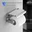 Không Khoan Treo Tường Phòng Tắm Nhà Vệ Sinh Cuộn Giá Đỡ Thép Không Gỉ WC Giấy Điện Thoại Giá Đỡ Khăn Giấy Gia Đình