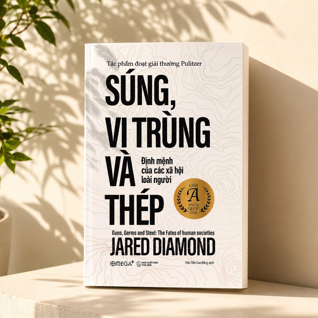 Sách - Súng, Vi Trùng Và Thép - Jared Diamond (Omega Plus)