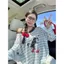 Áo thun dài tay dài tay kiểu dáng mỏng Hot Girl của Mỹ Slim-fit One @