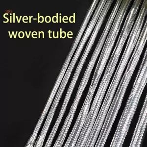 Shas Fishing Rib Body Tube Mồi Cá Bay Buộc Chất Liệu Flash Bện Ống 8 6 4mm
