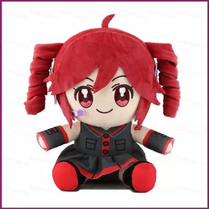 YT4 Kasane teto Plushie Chibi Ngồi Phong Cách Cotton Búp Bê Anime Sang Trọng Túi Charm