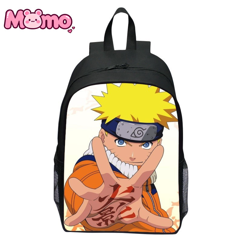 Ba lô in họa tiết anime Naruto dành cho bé trai và bé gái, thích hợp cho trường học và sử dụng thông thường