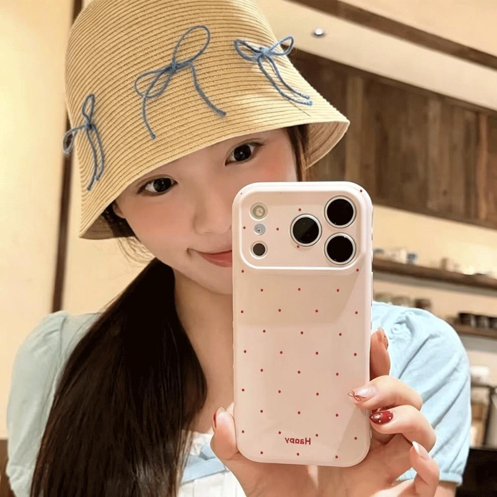 happ chấm đỏ Thích hợp iPhone 161715p14 đơn giản 13 trường hợp điện thoại 11 cá tính