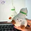 HFTOY Mới Sáng Tạo Cầu Lông Móc Khóa Lông Dễ Thương Sang Trọng Búp Bê Đồ Chơi Vui Nhộn Túi Mềm Trang Trí Mặt Dây Chuyền Bạn Bè Quà Tặng ~