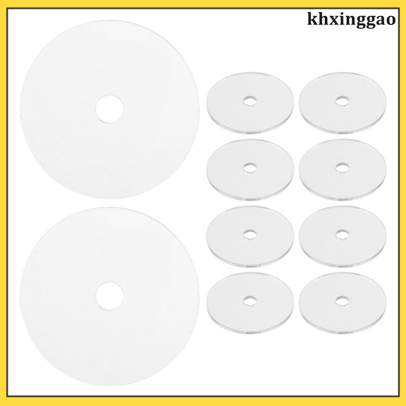Album Mini 10 Chiếc Móc Khóa CD Trong Suốt Mặt Dây Chuyền Túi Trang Trí Tiệc Đĩa khxinggao