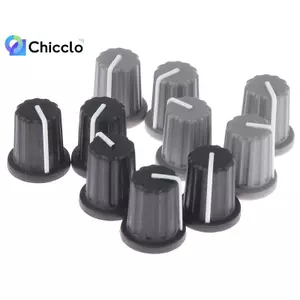 5 Chiếc Cao Su Nửa Trục Núm Bộ Mã Hóa Điện Áp Núm 270 Độ Hình Chữ D Đẹp