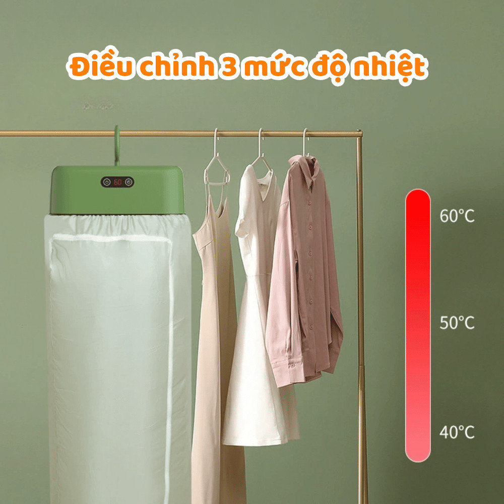 Máy Sấy Quần Áo Đa Năng Treo Tường, Khử Khuẩn, Sấy Khô Nhanh DINO, Máy Sấy Khô Quần Áo Gấp Gọn
