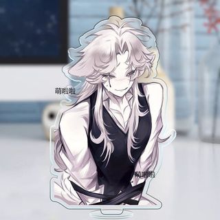Pierrot Harlequin Đứng Anime Móc Khóa The Freak Circus Nam Móc Chìa Khóa Cho Nữ Hoạt Hình Hình Acrylic Móc Khóa Mặt Dây Chuyền Quà Tặng
