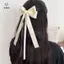 Vintage Nơ Lớn Xu Hướng Kẹp Tóc Ruy Băng Dài Barrettes Mũ Dành Cho Nữ Cô Gái Phụ Kiện Tóc Trang Sức Cưới [Mina]