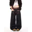 Quần jean nam TIANLESIWEI, thiết kế thêu phong cách đường phố Mỹ, phong cách unisex chất lượng cao