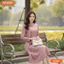 Đầm thiết kế BEMINE cổ trụ có dây nơ tay dài dáng chữ A phù hợp đi làm-B302