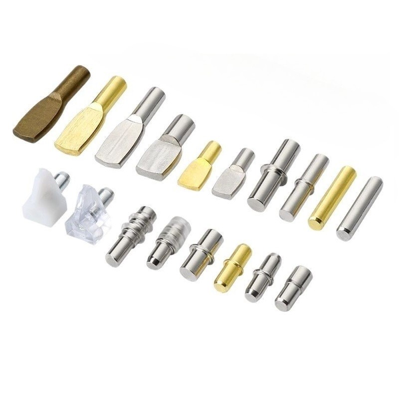 20 Chiếc Bảng Lớp Di Động Hỗ Trợ Thép Cán Lạnh Mạ Niken Tủ Quần Áo Tủ Quần Áo Vách Ngăn Giá Đỡ Đồ Nội Thất Phần Cứng