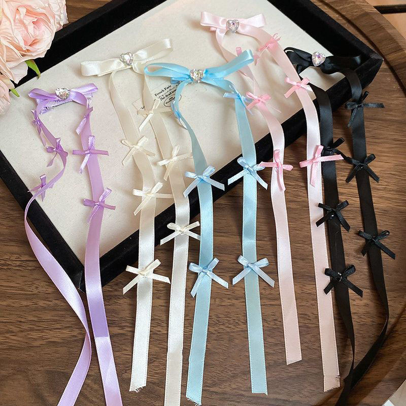 Kẹp TócStreamer Phong Cách Ballet Ngọt Ngào Với Nơ Và Ruy Băng