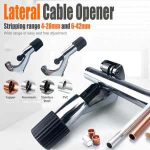 Máy cắt ống điện Máy cắt ống 4-28mm 6-42mm Ống đồng bằng thép không gỉ Máy cắt ống sóng JAD1