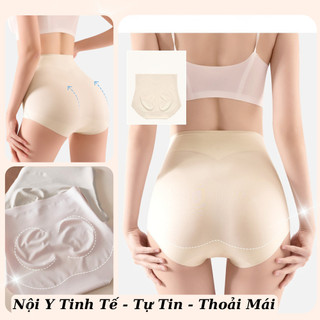 Quần lót nữ su gen bụng, nâng mông VANVENE QG219, quần gen không viền tàng hình cạp cao chữ X, kháng khuẩn cao cấp
