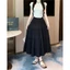 Pháp Hepburn Phong Cách Voan Váy Nữ 2024 Mỏng Phong Cách Mỡ mm Cao Cấp Chữ a Drape Bánh Váy 5.12