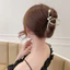 Kim Loại Hoa Hồng Lấy Kẹp Nữ Lưng Đầu Kẹp Tóc Tính Khí Thanh Lịch Cá Mập Kẹp Tóc Cao Cấp Lấy Kẹp Mũ Đội Đầu