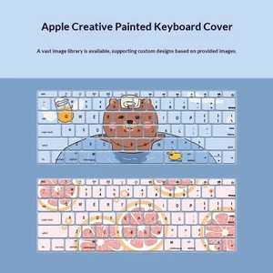 Miếng Lót Silicon Bàn Phím Macbook Pro Bảo Vệ Chống Bụi, Họa Tiết Hoạt Hình | KTAP - World of decals