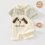 Quần Áo Cho Bé Cotton Nguyên Chất Tay Ngắn Sơ Sinh Jumpsuit Bé Mỏng Siêu Dễ Thương Romper Dễ Thương Đi Chơi Dễ Thương Romper