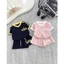 Sét Bé Gái HỌA TIẾT OLOE CỔ TIM QC59 K.Kid Bộ Mùa Hè Chất Cotton Mát 8-20 kg M99