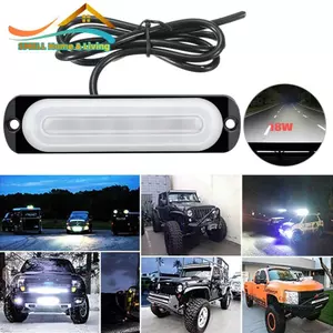 Tín hiệu đèn ô tô 15000K Xe tải địa hình chống va chạm W / Tấm bảo vệ