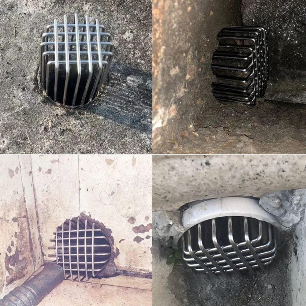 Lưới lọc inox 201 chống động vật cho ống xả xuống cống lưới tròn chống nghẹt Lọc rác،Đa kích cỡ، Bảo vệ ống xả thải