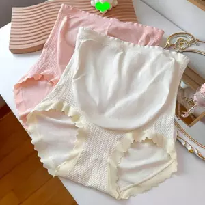 Quần Lót Bà Bầu Liền Mạch Kháng Khuẩn Mang Thai Sáng Trưa muộn Kích Thước Lớn Nâng Bụng Cao Cấp Thời Gian Mang Thai Bà Mẹ