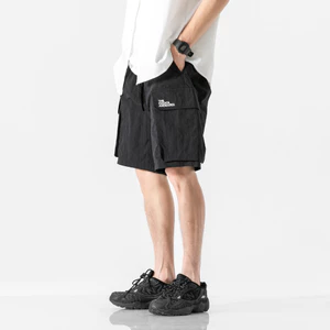 Quần short phong cách đường phố nhẹ mùa hè dành cho nam và nữ, quần short bảo hộ lao động thông thường ngoài trời đa năng