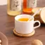 JCSYFAC Tròn Quả óc chó Gỗ Coaster Bền Đứng Cốc Trà Cà Phê Miếng Lót Chịu Nhiệt Gỗ Sồi Coaster Bàn Bộ Đồ Ăn Trang Trí Mới