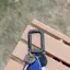 1PC Vòng Vuông Carabiner Bules Lò Xo Carabiners Móc Khóa Kẹp Móc Khóa Ngoài Trời Bapa Mặt Dây Chuyền Bules Dụng Cụ Cắm Trại Mới