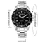 Đồng hồ sinh viên Đồng hồ thạch anh dạ quang kinh doanh Đồng hồ trực tiếp Wath Green Water Ghost Watch 26.5.15