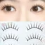 Lông mi giả thân cứng C Curl Bundle Effect Lông mi đen côn tự nhiên