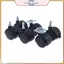 POWER 1 Cặp 1 Inch Bánh Xe Đa Năng Xoay Bánh Xe Con Lăn Nội Thất Ghế Văn Phòng Caster Có Phanh Cho Phụ Kiện Hành Lý.