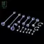 15 Chiếc Vòng Bụng Trong Suốt Bông Tai Lip Ring Lưỡi Barbell Núm Vú Thanh Body Piercing