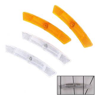 N2HAO 2 Chiếc Xe Đạp Nói Phản Quang An Toàn Đèn Cảnh Báo Vành Bánh Xe Ánh Sáng Phản Quang n