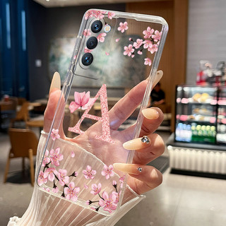 Ốp Lưng Cho Tecno Camon 18 Premier 18p 18t CH9 CH6 CH7 Vỏ Hoa Xinh Đẹp Trong Suốt Mỏng Silicon Mềm Cặp Đôi Điện Thoại