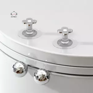 Maybest Bộ nâng nắp bồn cầu Bộ nâng ghế bồn cầu tự dính Tránh chạm vào nắp bồn cầu Tay cầm Phụ kiện phòng tắm cho văn phòng tại nhà {VN}