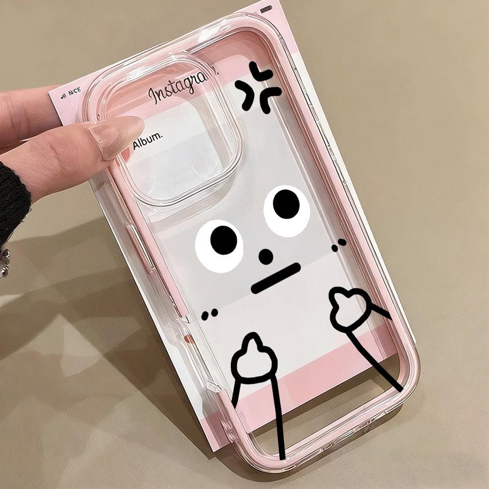 Hình biểu cảm tức giậnPhù hợp với ốp điện thoại iPhone 16/14/15/12 Pro/3 trong một